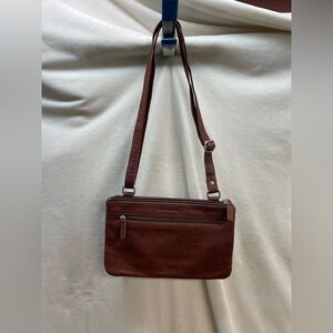 Jack Georges adjustable Brown Crossbody Bag